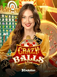 Crazy Balls live dealer at Aerobet Casino
