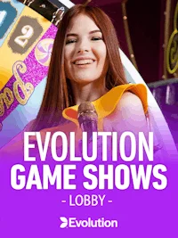 Evolution Game Shows lobby at Aerobet Casino