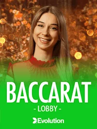 Baccarat live dealer at Aerobet Casino